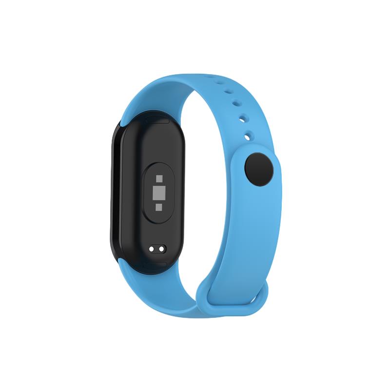 SILICONE STRAP MI BAND 8/M8 (11). BLUE
