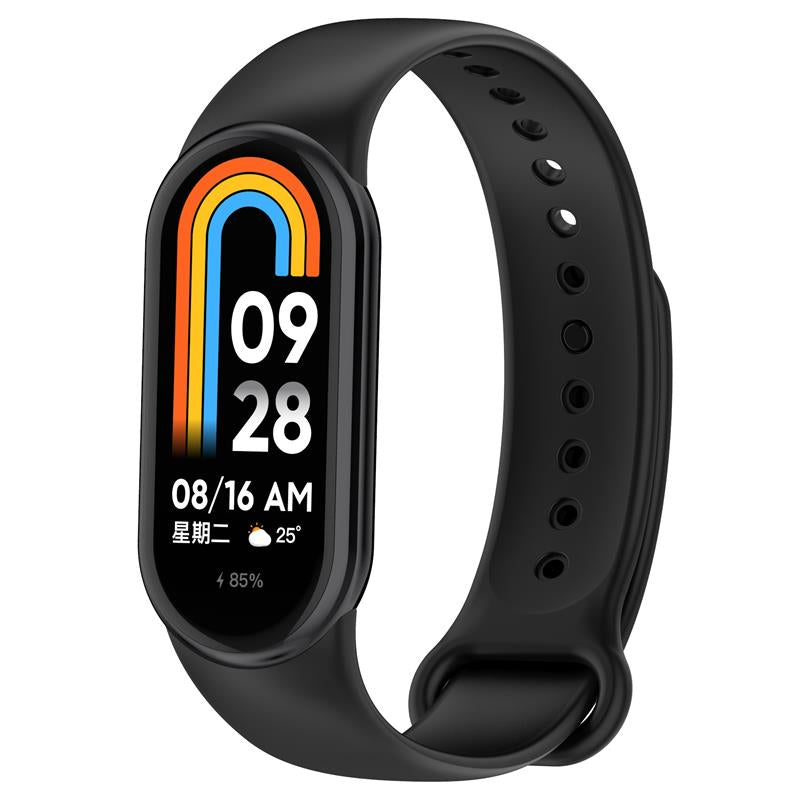 SILICONE STRAP MI BAND 8/M8 (5). BLACK