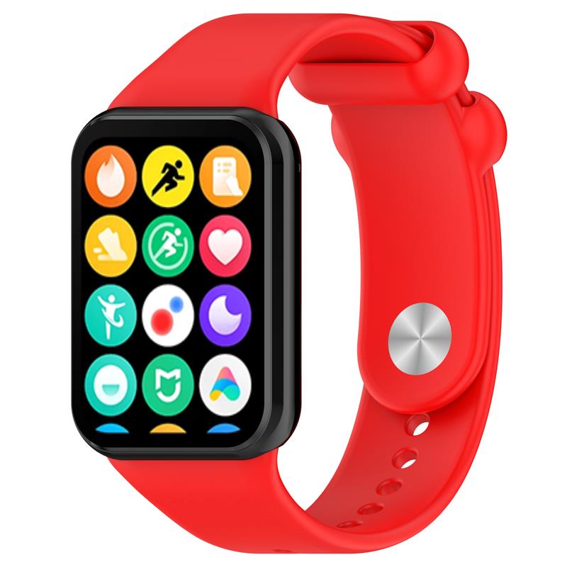 SILICONE STRAP MI BAND 8 PRO /M8 PRO (7). RED