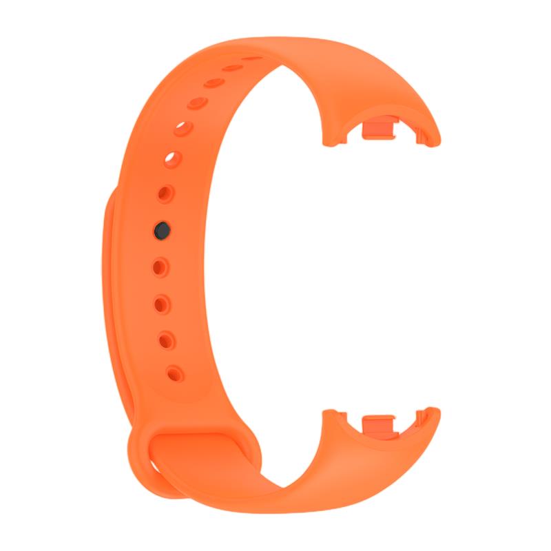 SILICONE STRAP MI BAND 8/M8 (3). ORANGE