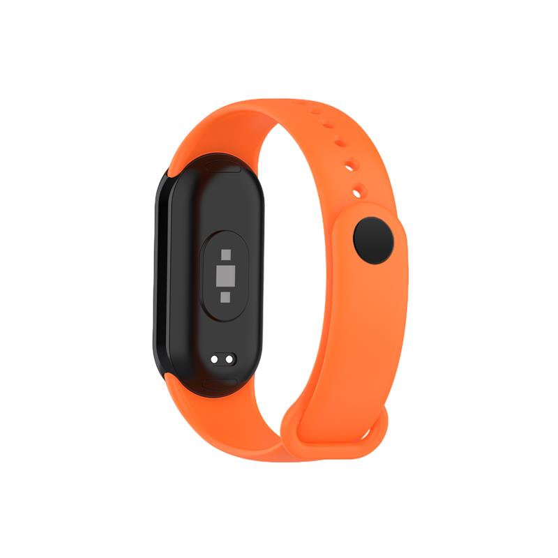 SILICONE STRAP MI BAND 8/M8 (3). ORANGE