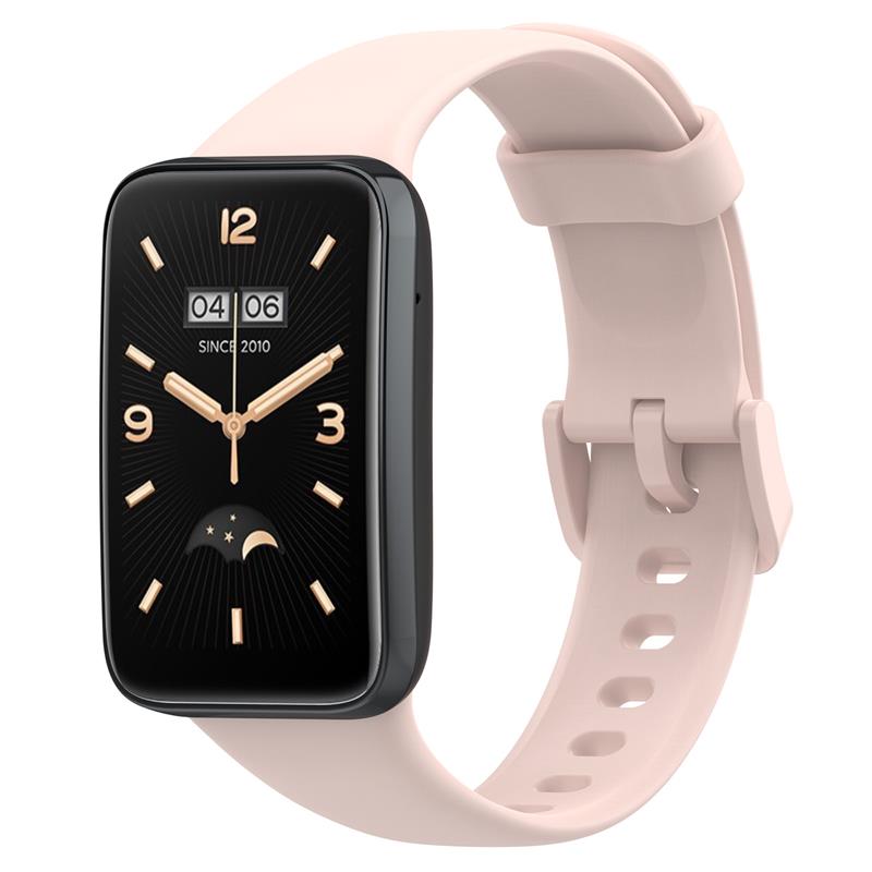 SILICONE STRAP MI BAND 7 PRO/ M7 PRO (13). light pink