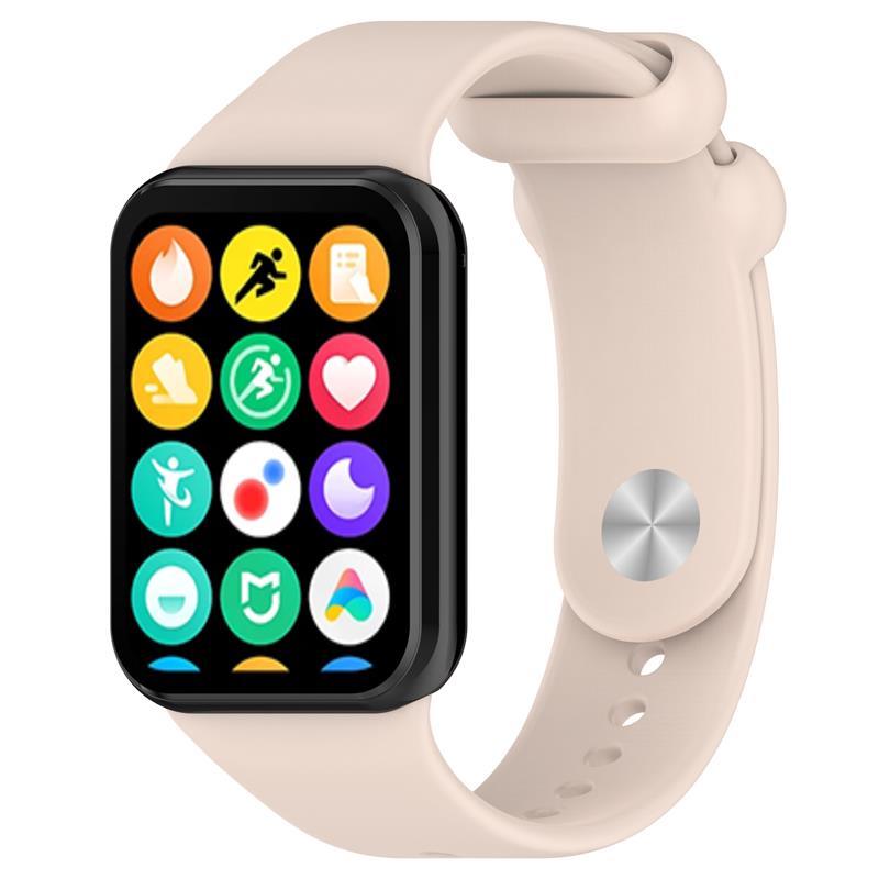 SILICONE STRAP MI BAND 8 PRO/M8 PRO (2). LIGHT PINK