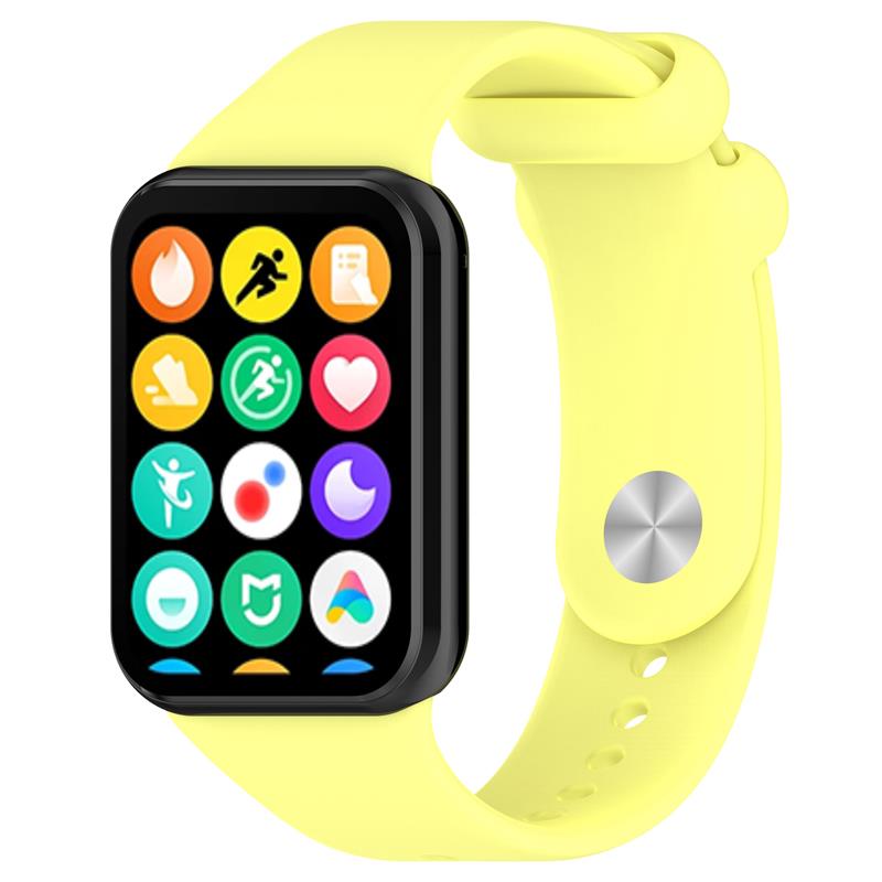 SILICONE STRAP MI BAND 8 PRO/M8 PRO (6). YELLOW