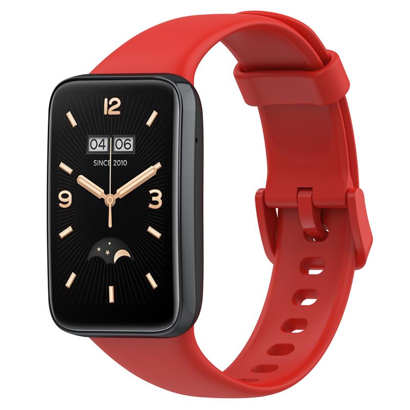 SILICONE STRAP MI BAND 7 PRO/ M7 PRO (10). RED