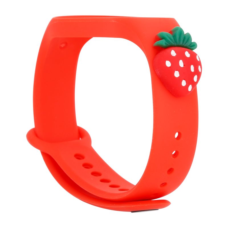 KIDS BAND SMART BAND M5/M6/M7 RED STRAWBERRY