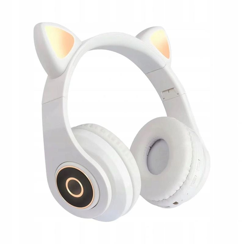 BLUETOOTH HEADPHONES B39 CAT EARS WHITE