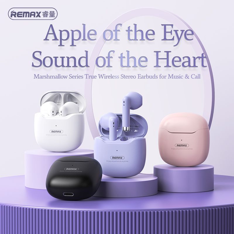 HEADPHONES BLUETOOTH REMAX TWS-19 BLACK