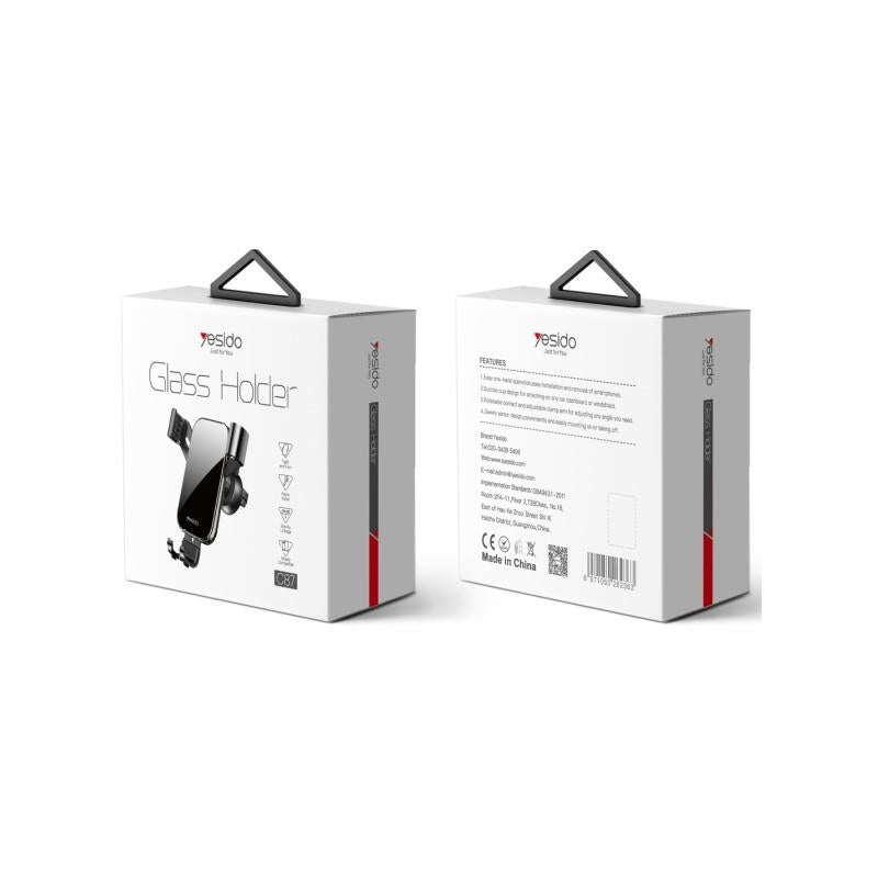 YESIDO CAR HOLDER C87 FOR VENT BLACK