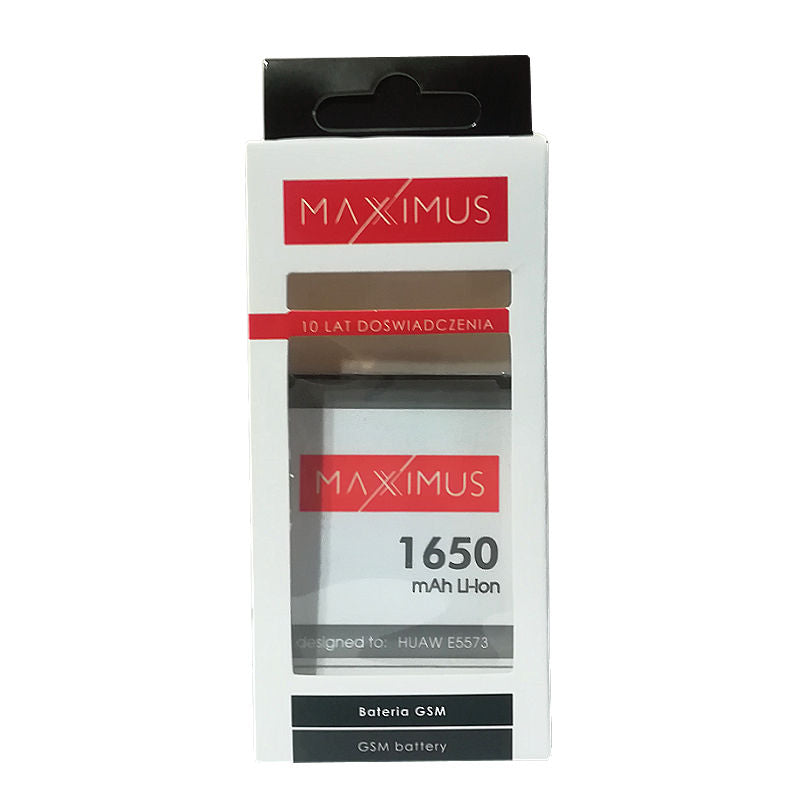 Batterie Maxximus pour Huawei E5573 LTE 4G — 1650mAh HB434666RBC