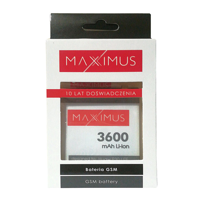 BATTERY MAXXIMUS HUAWEI P30 LITE 3600 mAh Li-Ion, HB356687ECW