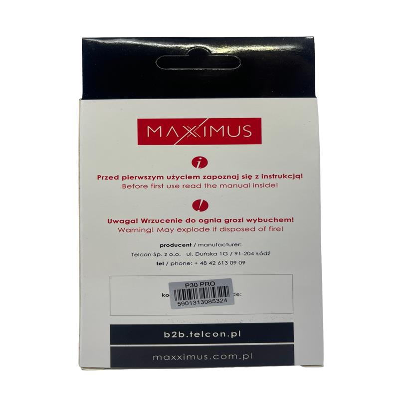 BATTERY MAXXIMUS HUAWEI P30PRO 4100mAh MATE 20 PRO, HB486486ECW