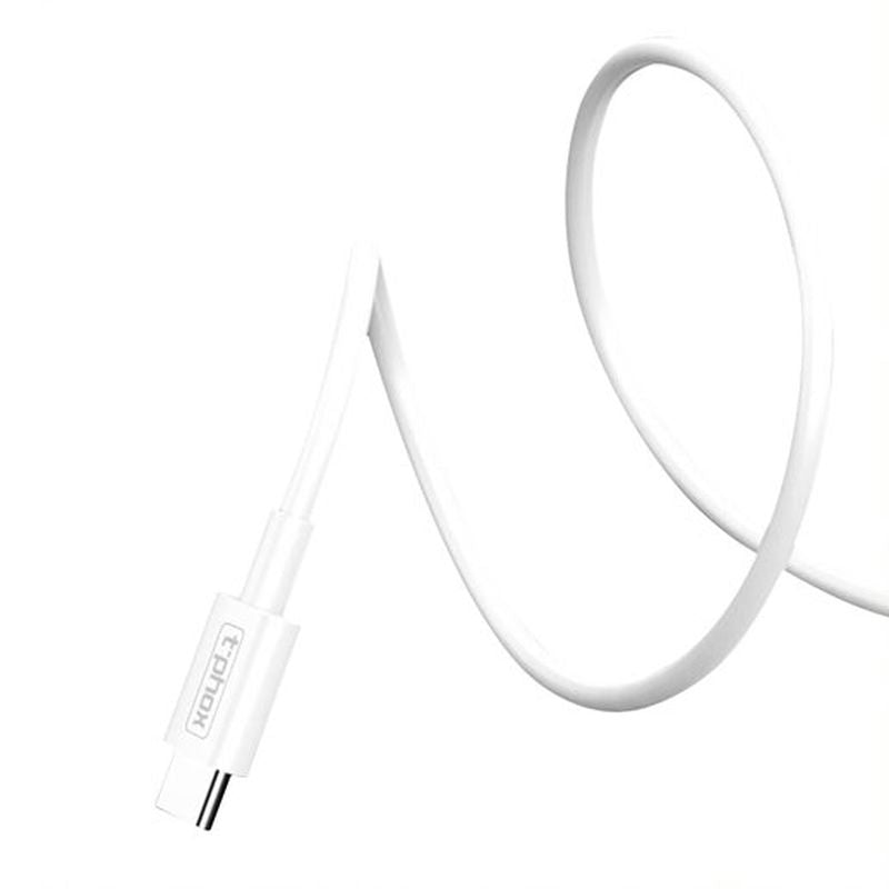 T-PHOX CABLE GLARY LITE SERIES 3W 1M USB-C/USB-C WHITE