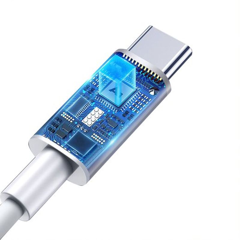 T-PHOX CABLE GLARY LITE SERIES 3W 1M USB-C/USB-C WHITE