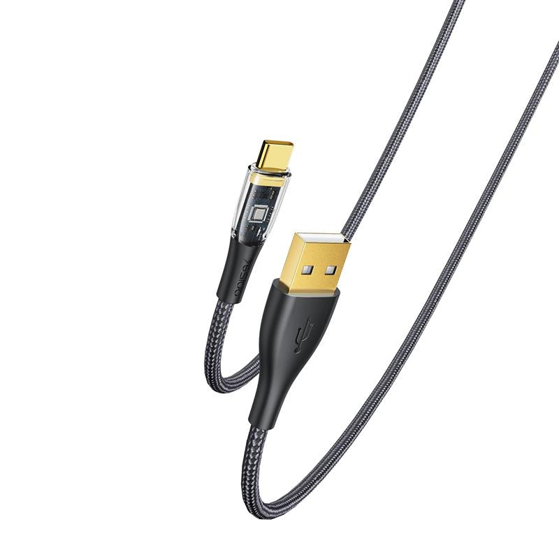 YESIDO CABLE CA104 18W USB/TYPE-C  1,2M PVC 2A BLACK