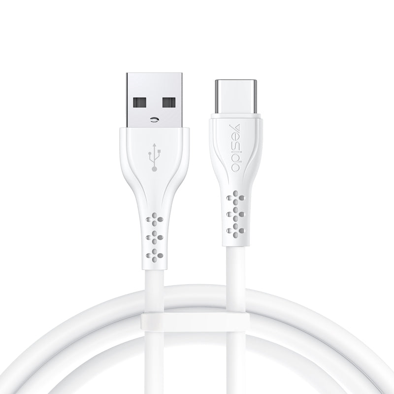 YESIDO CABLE CA71 18W USB/TYPE-C  1M 3A WHITE(20PCS)
