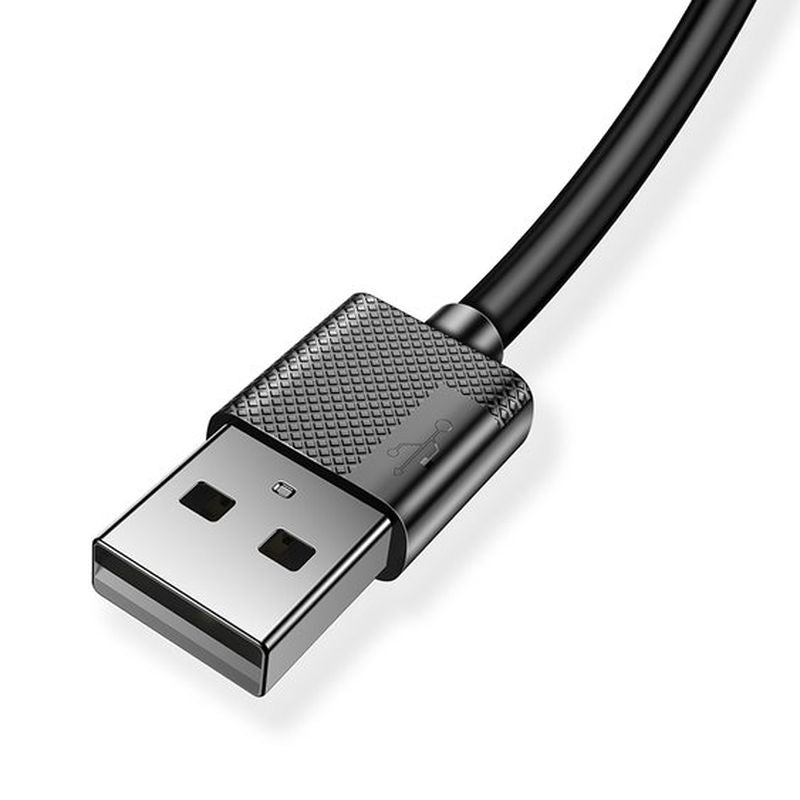 CABLE T-PHOX NETS TYPE-C BLACK 3A ; PVC ; 2M
