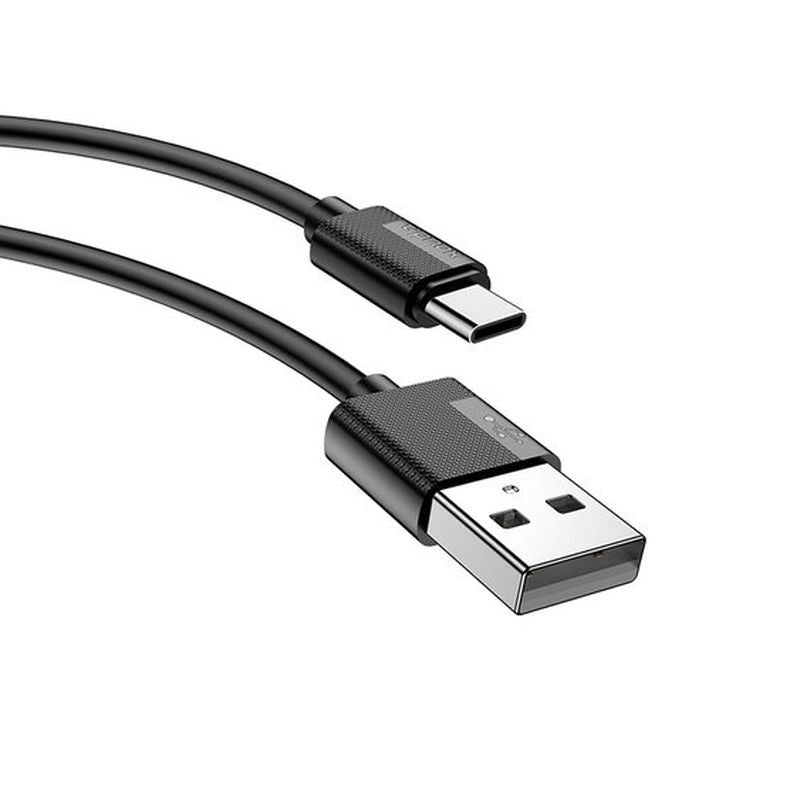 CABLE T-PHOX NETS TYPE-C BLACK 3A ; PVC ; 2M