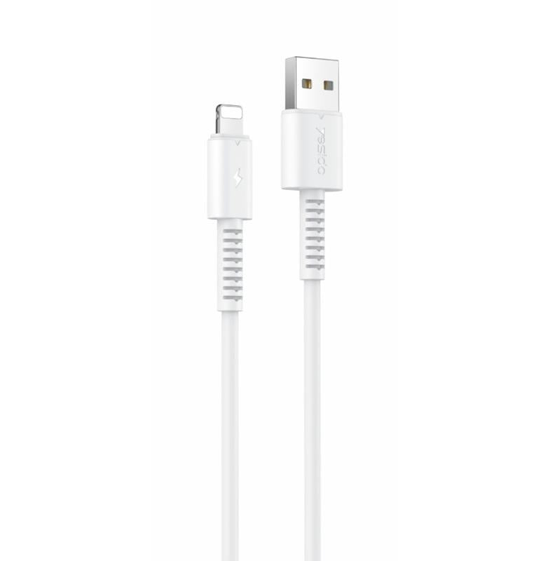 YESIDO CABLE CA120 18W USB/LIGHTNING  1M PVC  2A WHITE
