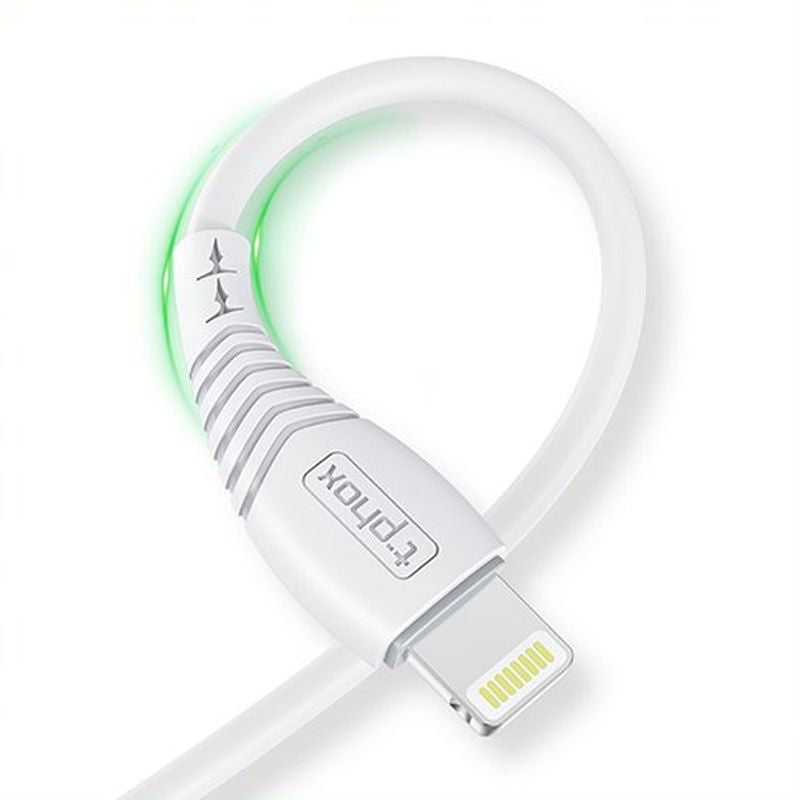 CABLE T-PHOX NATURE LIGHTNING WHITE 1.2M 3A