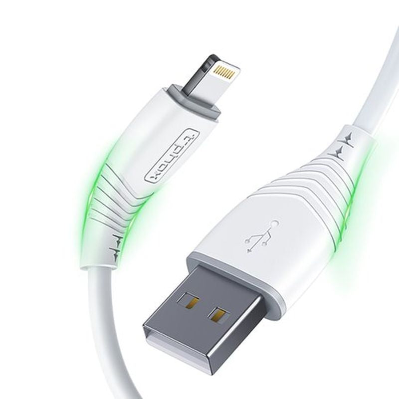 CABLE T-PHOX NATURE LIGHTNING WHITE 1.2M 3A
