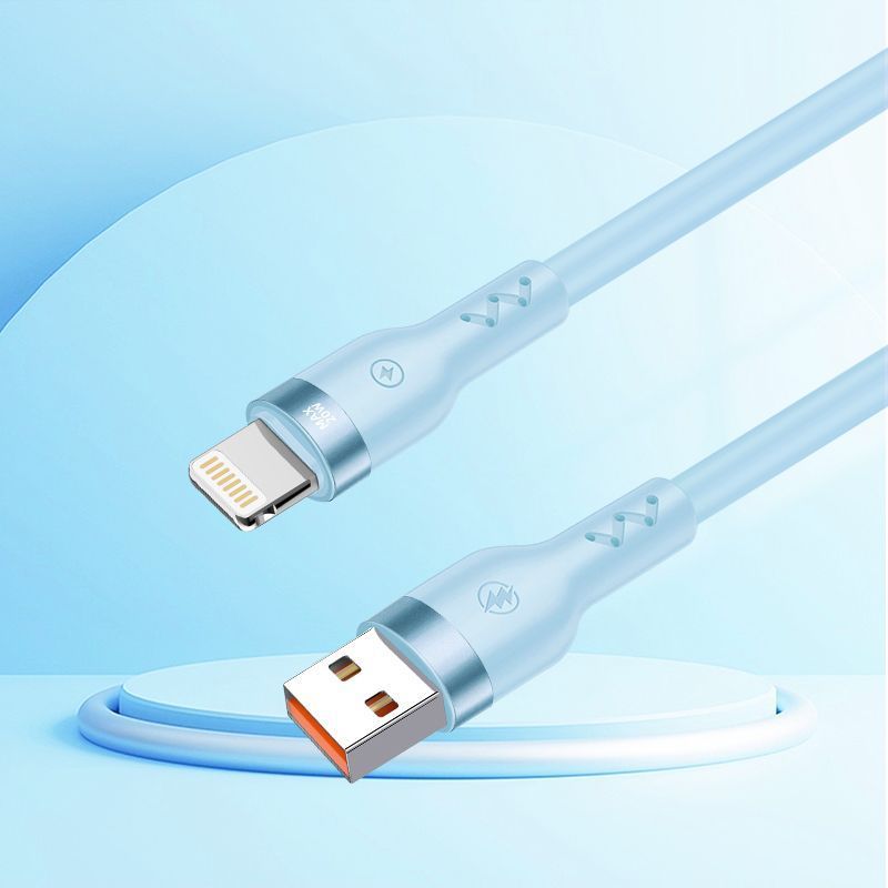 T-PHOX CABLE BOLD USB/LIGHTNING 3A SKY BLUE