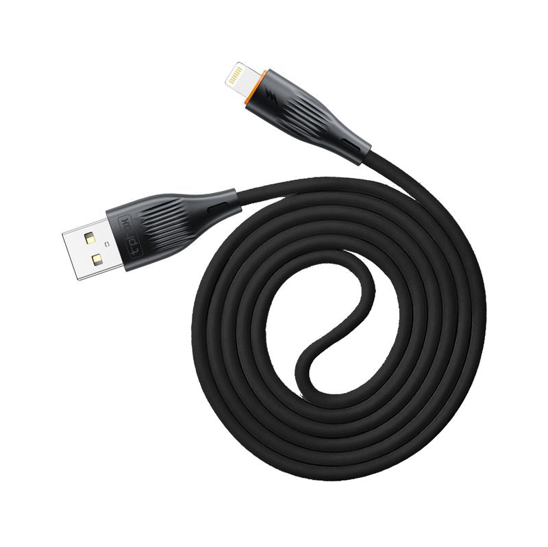 T-PHOX CABLE X-LITE LIGHTNING BLACK 1M 3A