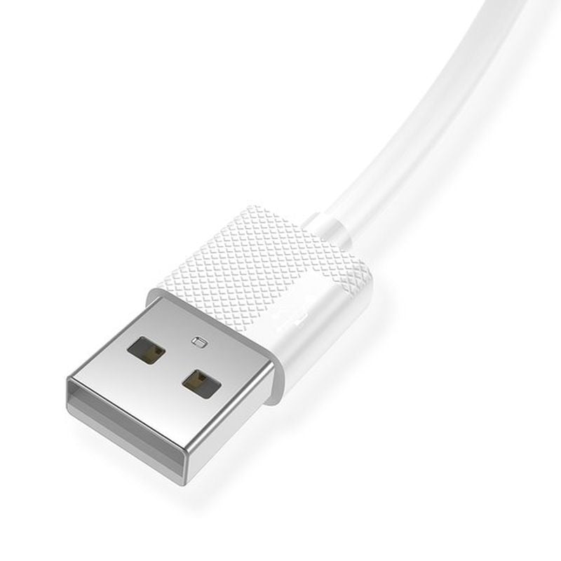CABLE T-PHOX NETS LIGHTNING WHITE 3A ; PVC ; 1,2M