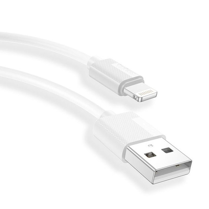 CABLE T-PHOX NETS LIGHTNING WHITE 3A ; PVC ; 1,2M
