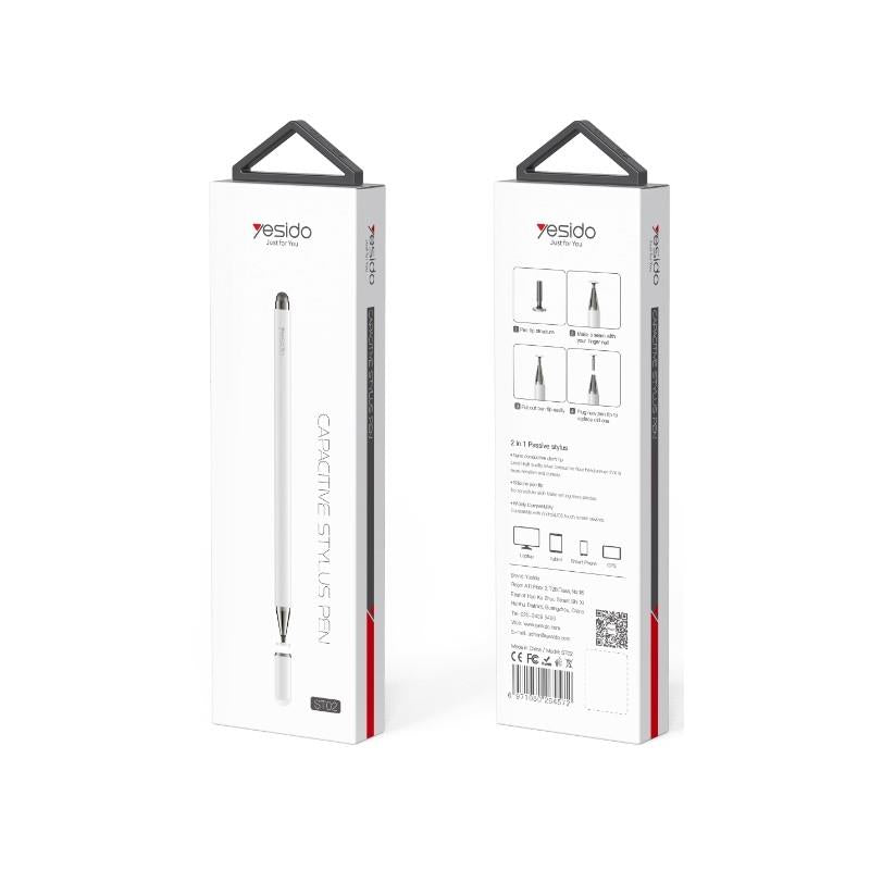 YESIDO PASIVE STYLUS ST02 2IN1 WHITE