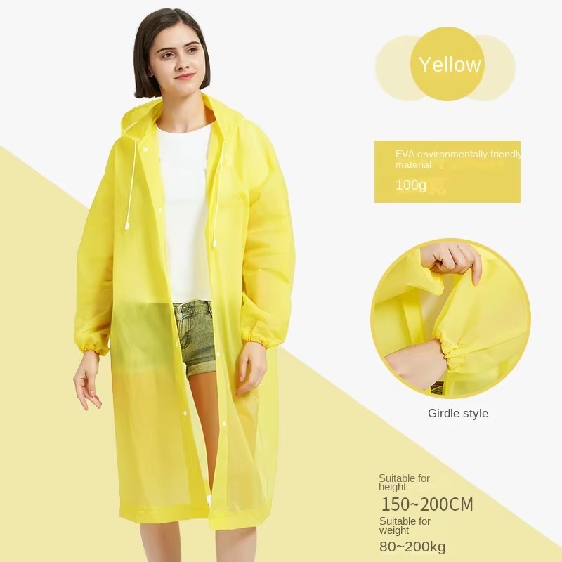 RAINPROOF COAT (ONE SIZE) YELLOW