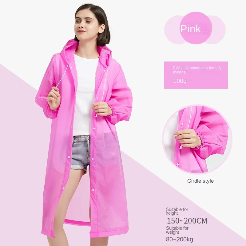 RAINPROOF COAT (ONE SIZE) PINK