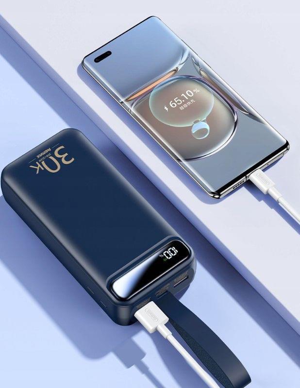 POWERBANK REMAX CYNILE SERIES 30000mAh PD 20W+QC 22,5W BLUE