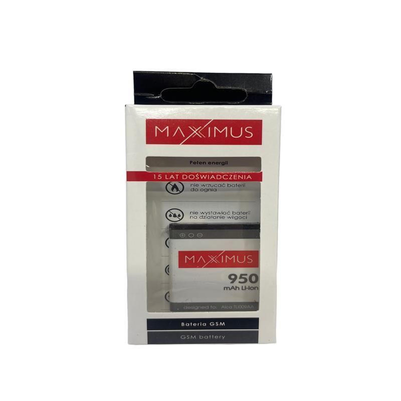 BATTERY MAXXIMUS ALCATEL TLI009AA 900-950mAh TLI009AA