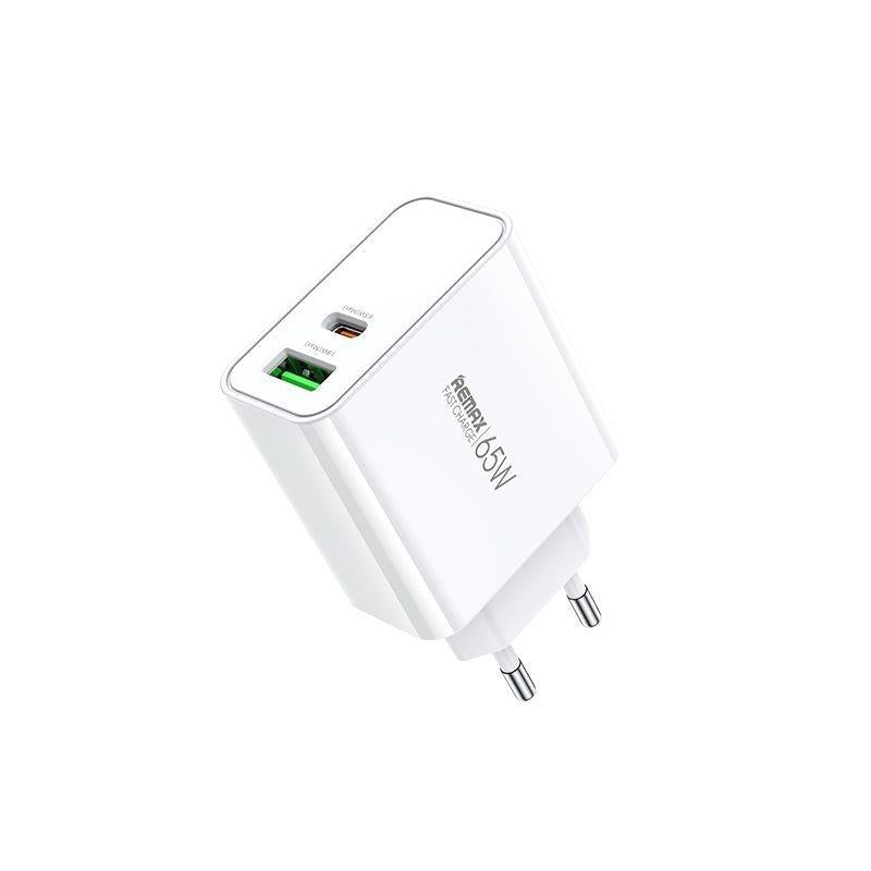 WALL CHARGER KIDDY SERIES 65w RP-U125 USB/USB-C WHITE