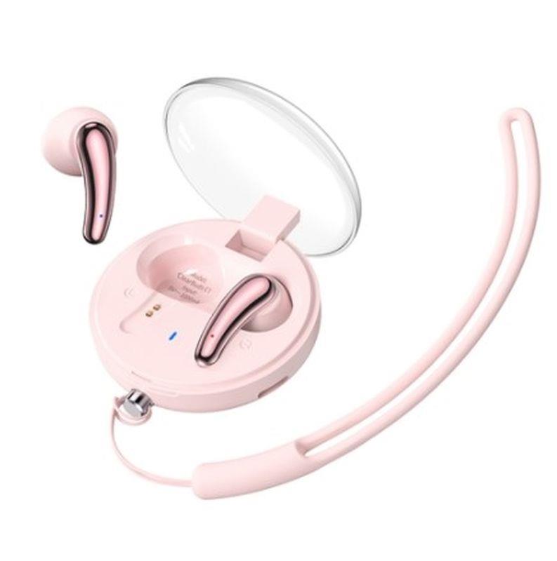 REMAX BLUETOOTH HEADPHONE TWS C1 BT 5.3 ENC PINK