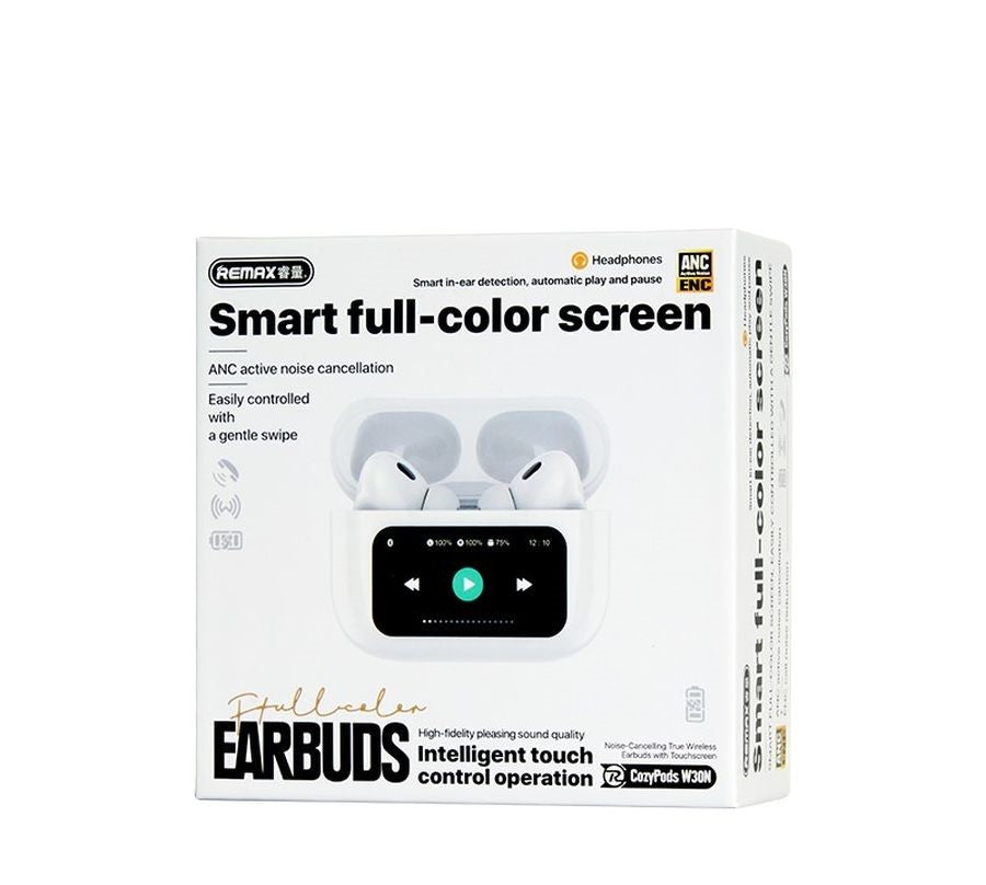REMAX BLUETOOTH EARPHONES TWS W30N WHITE BT 5.4