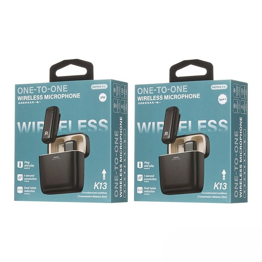 REMAX MICROPHONE K13 WITH CLIP USB-C BLACK