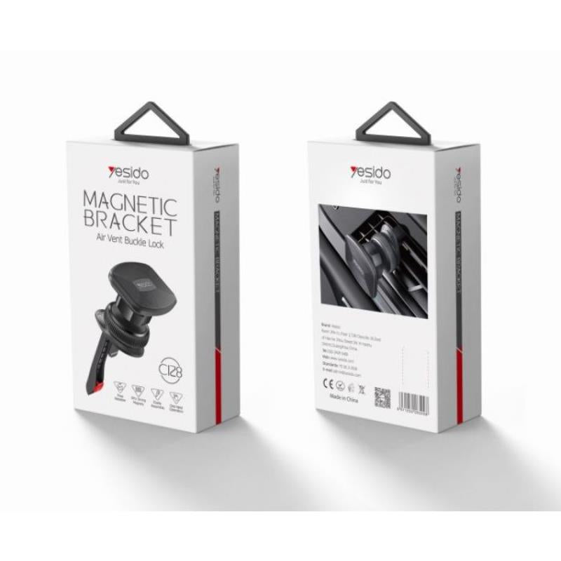 YESIDO MAGNETIC CAR HOLDER FOR VENT C128 BLACK