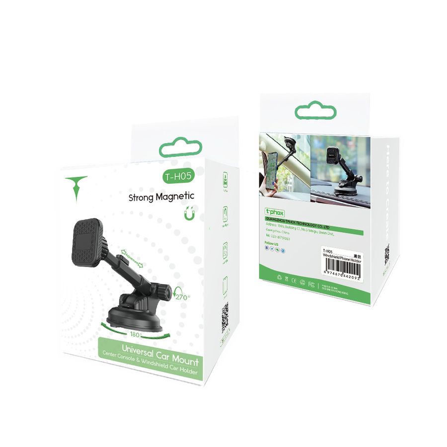 T-PHOX CAR HOLDER TH-05 FOR DASHBOARD BLACK