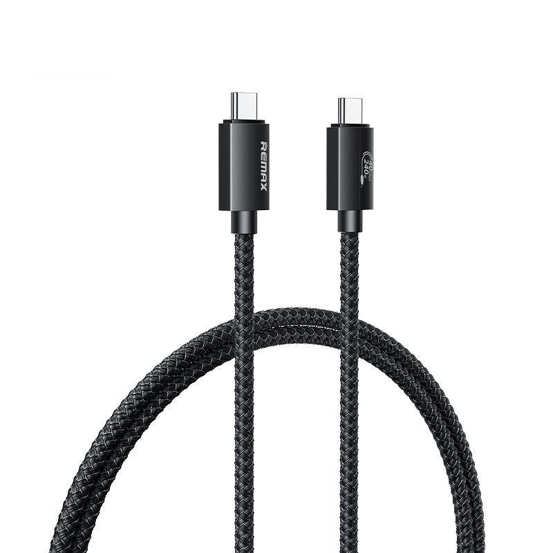 CABLE REMAX LADON SERIES 240W RC-C039 USB 4.0 USB-C/USB-C 1M BLACK