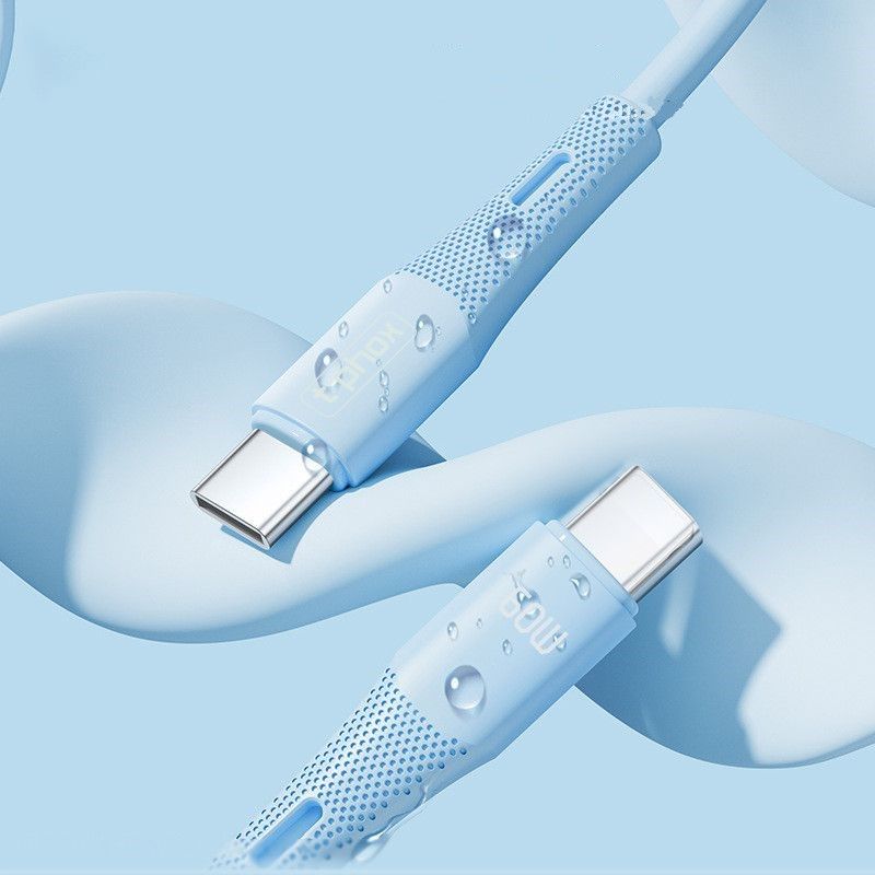 T-PHOX CABLE GENTLE USB-C/USB-C 60W 1M WHITE