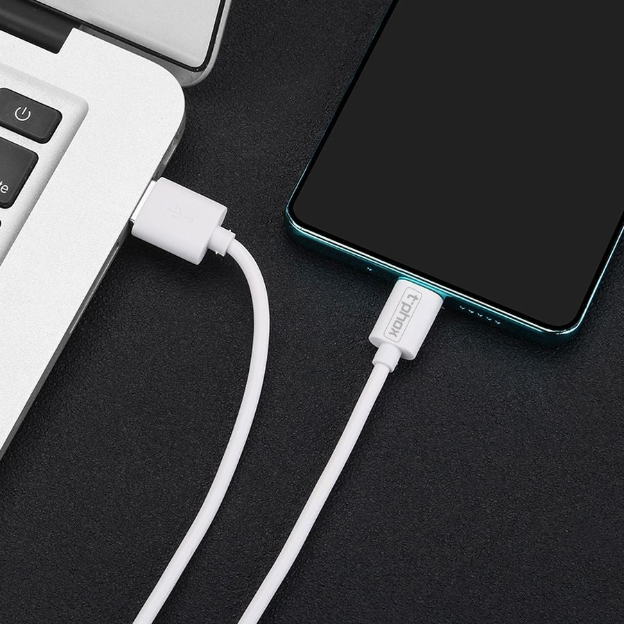 T-PHOX CABLE EXCEED USB-C WHITE 1M