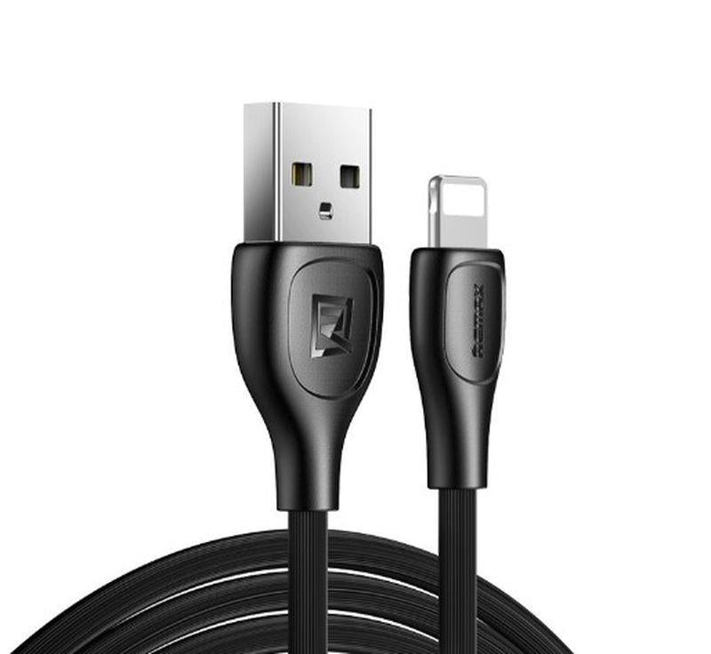 CABLE IPHONE 5/6 1M REMAX LESU PRO BLACK RC-160i 2.1A