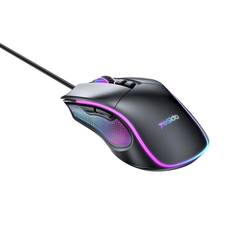 YESIDO WIRED GAMING MOUSE KB20 2.4GHz BLACK