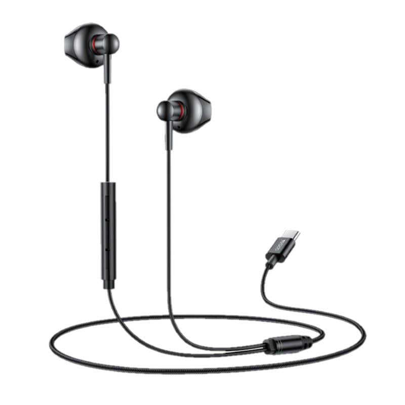 YESIDO EAR PHONES YH49 TYPE-C 120CM BLACK