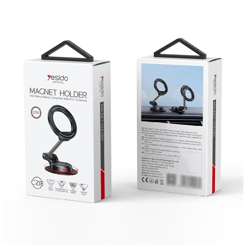 YESDIO MAGNETIC CAR HOLDER C218 MAGSAFE BLACK