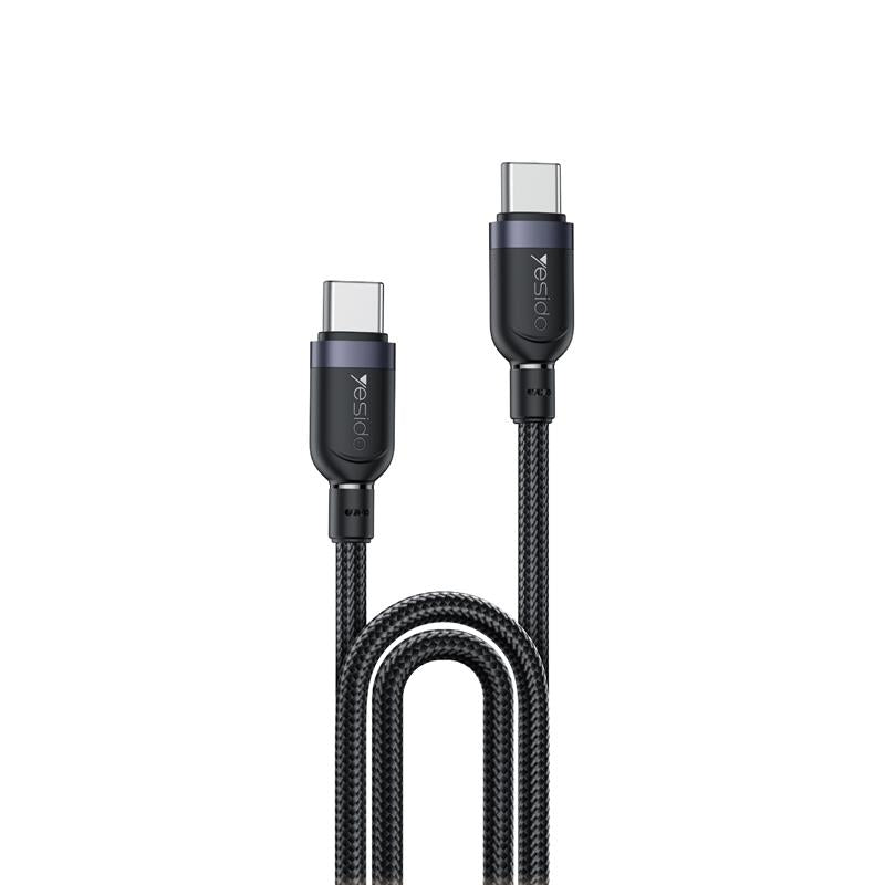 YESIDO CABLE CA192 60W TYPE-C/TYPE-C 2M 3A BLACK