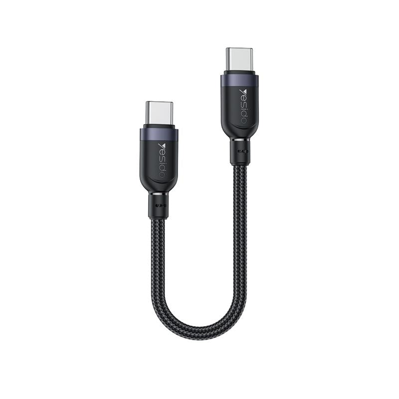 YESIDO CABLE CA188 60W TYPE-C/TYPE-C 0.3M 3A BLACK
