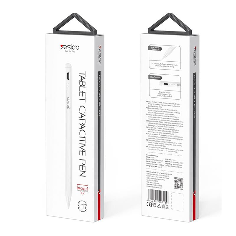 YESIDO ACTIVE STYLUS PEN ST17 130mAh WHITE